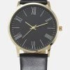 Pier One Unisexo Reloj - Black/gold-coloured