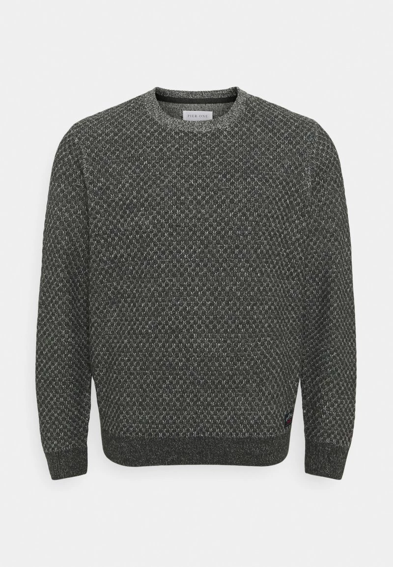 Pier One Hombre Jersey De Punto - Mottled Grey 7 Pier One Hombre Jersey De Punto - Mottled Grey - Imagen 5