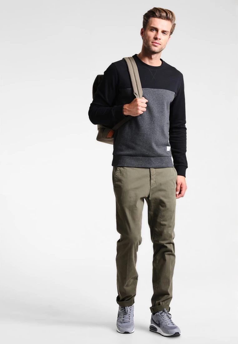 Pier One Hombre Sudadera - Mottled Dark Grey 4 Pier One Hombre Sudadera - Mottled Dark Grey - Imagen 2