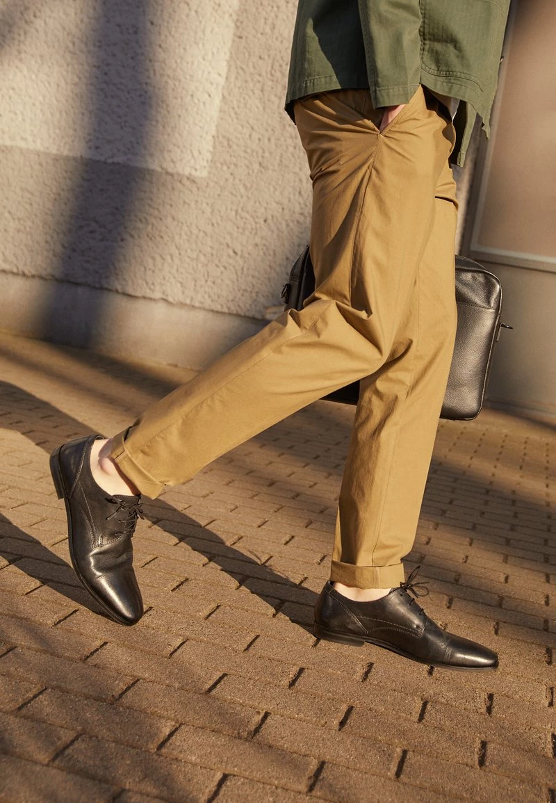 Pier One Hombre LEATHER - Zapatos Con Cordones - Black 5 Pier One Hombre LEATHER - Zapatos Con Cordones - Black - Imagen 3