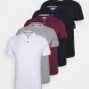 Pier One Hombre 5 PACK - Polo - Black/white/bordeaux/navy/gray Marl 2 Pier One Hombre 5 PACK - Polo - Black/white/bordeaux/navy/gray Marl -Ofertas Pier One Tienda e7f3b5380f9d45399476922a034db884