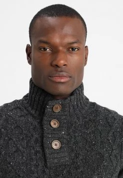 Pier One Hombre Jersey De Punto - Mottled Dark Grey -Ofertas Pier One Tienda eb6dec66e1f147509263ea1a088f200f