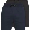 Pier One Hombre 2 PACK - Shorts - Dark Blue/black 2 Pier One Hombre 2 PACK - Shorts - Dark Blue/black -Ofertas Pier One Tienda eee667fe5816453a9c270d93494b5613
