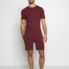 Pier One Hombre SET - Pijama - Bordeaux