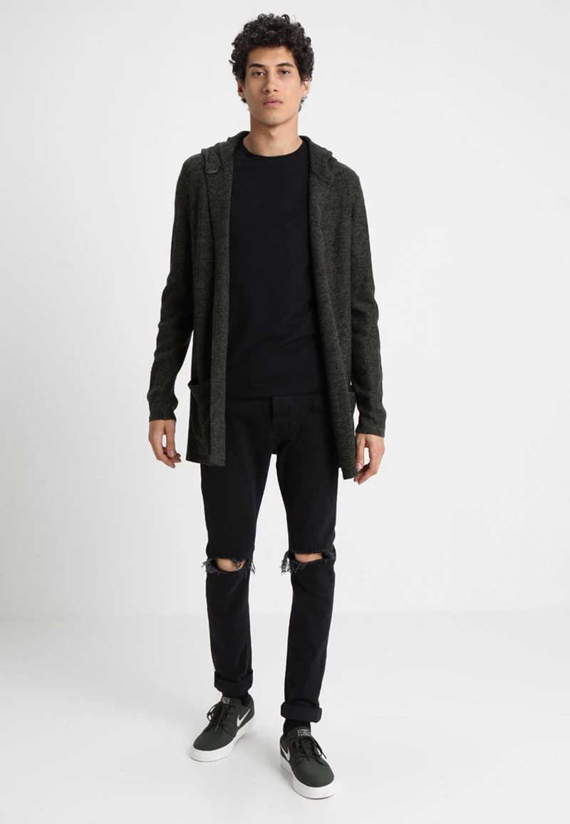 Pier One Chaqueta De Punto - Black/olive, Hombre 4 Pier One Chaqueta De Punto - Black/olive, Hombre - Imagen 2