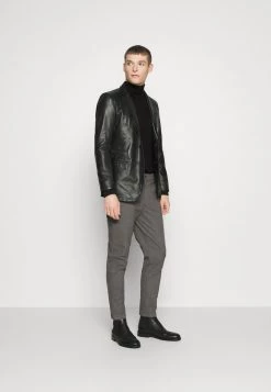 Pier One 2 PACK - Jersey De Punto - Black, Hombre