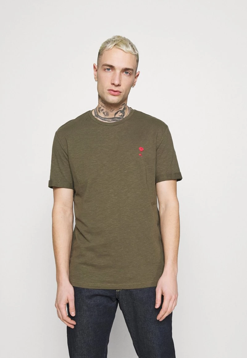 Pier One Unisexo Camiseta Estampada - Olive 3 Pier One Unisexo Camiseta Estampada - Olive