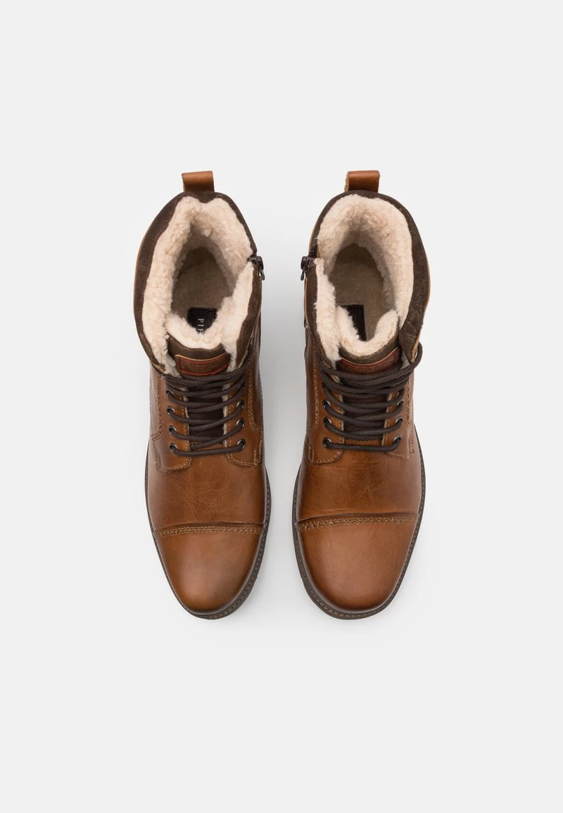 Pier One Hombre Botines Con Cordones - Cognac 6 Pier One Hombre Botines Con Cordones - Cognac - Imagen 4