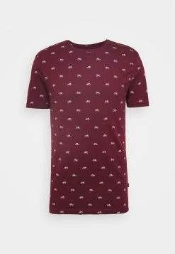 Pier One Hombre Camiseta Estampada - Bordeaux -Ofertas Pier One Tienda f553654ca6d44ffd83c82220825e5dfc
