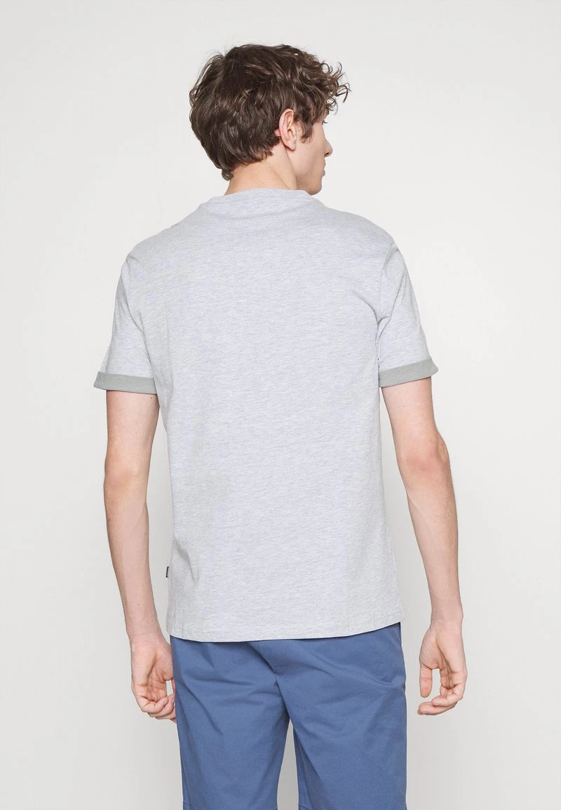 Pier One Hombre Camiseta Básica - Mottled Light Grey 5 Pier One Hombre Camiseta Básica - Mottled Light Grey - Imagen 3