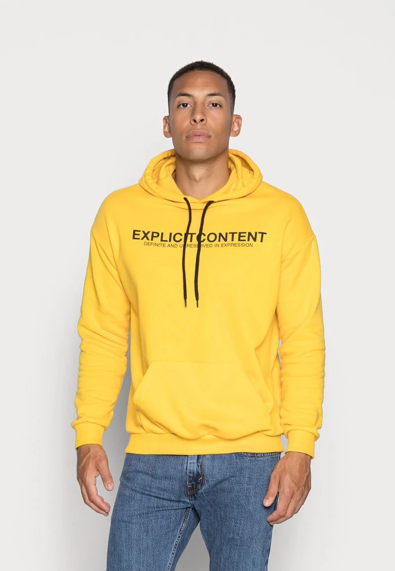 Pier One Unisexo Jersey Con Capucha - Yellow 5 Pier One Unisexo Jersey Con Capucha - Yellow - Imagen 3