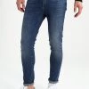 Pier One Hombre Vaqueros Slim Fit - Mid Blue Denim -Ofertas Pier One Tienda f97e952ee27f4b4d928d3747a23be858