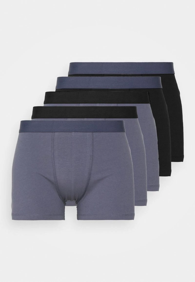 Pier One Hombre 5 PACK - Culotte - Black/dark Grey 3 Pier One Hombre 5 PACK - Culotte - Black/dark Grey